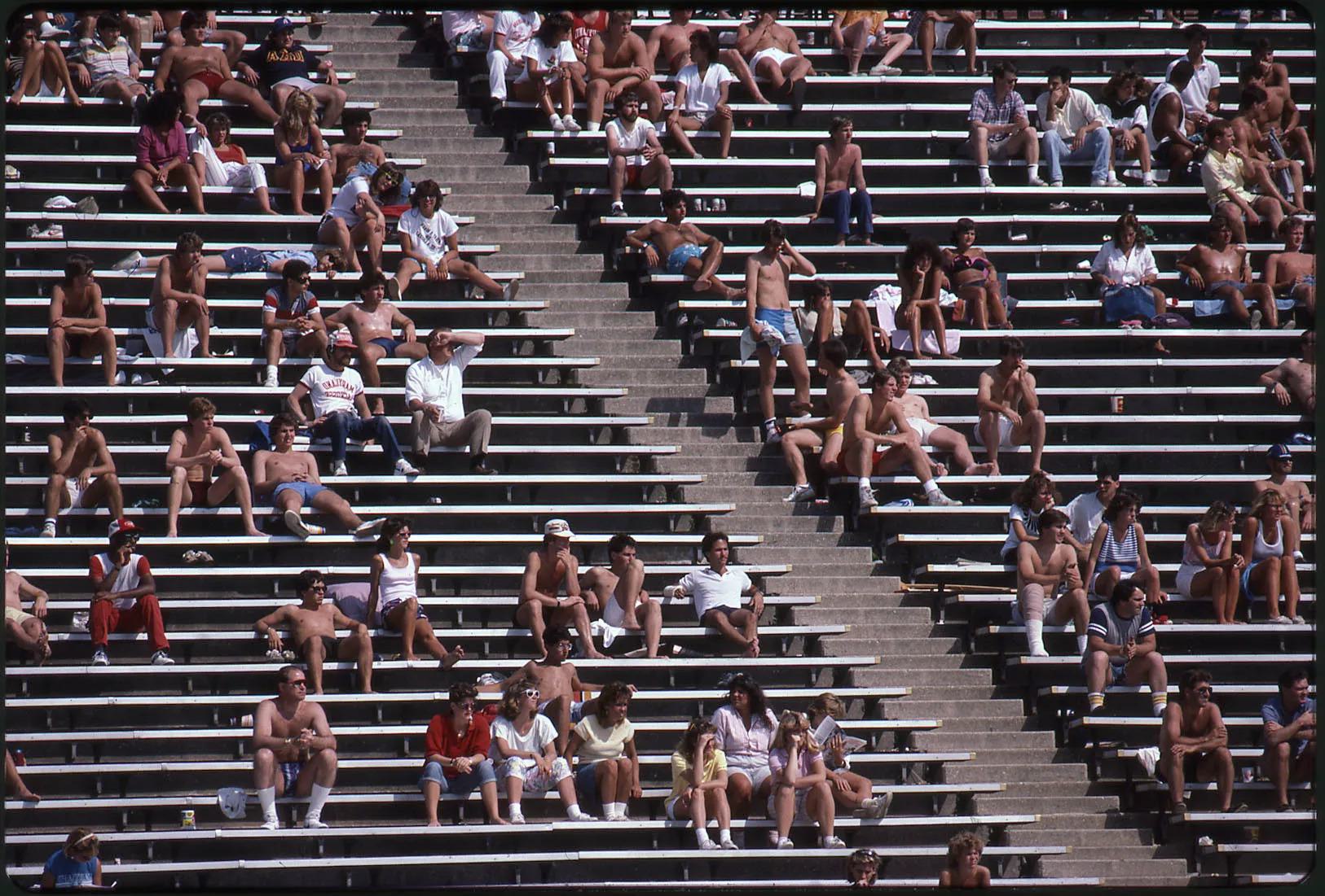 Students at Byrd Beach 1985